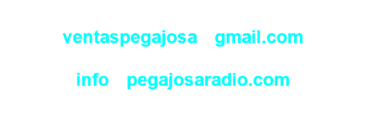 EstE ES nuestro Correo: ventaspegajosa@gmail.com info@pegajosaradio.com Esperamos tu contacto